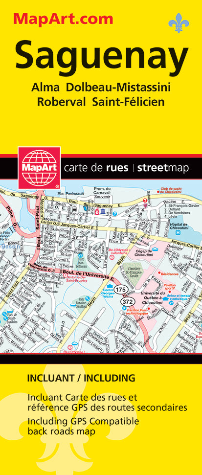 Saguenay Street Map