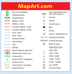 Saskatchewan Road Map Fast Track - Laminated -  MapArt
