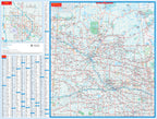 Saskatchewan Road Map Fast Track - Laminated -  MapArt