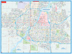 Saskatoon (SK) Street Map Fast Track - Laminated -  MapArt