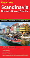 Scandinavia Deluxe Road Map -  MapArt