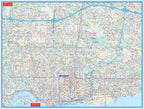 Toronto (ON) Street Map Fast Track - Laminated -  MapArt