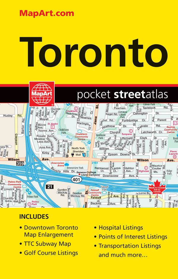 Toronto Street Atlas (Pocket Size)