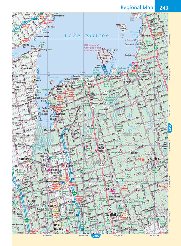 Toronto & Area Street Atlas