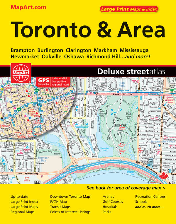 Toronto & Area Street Atlas