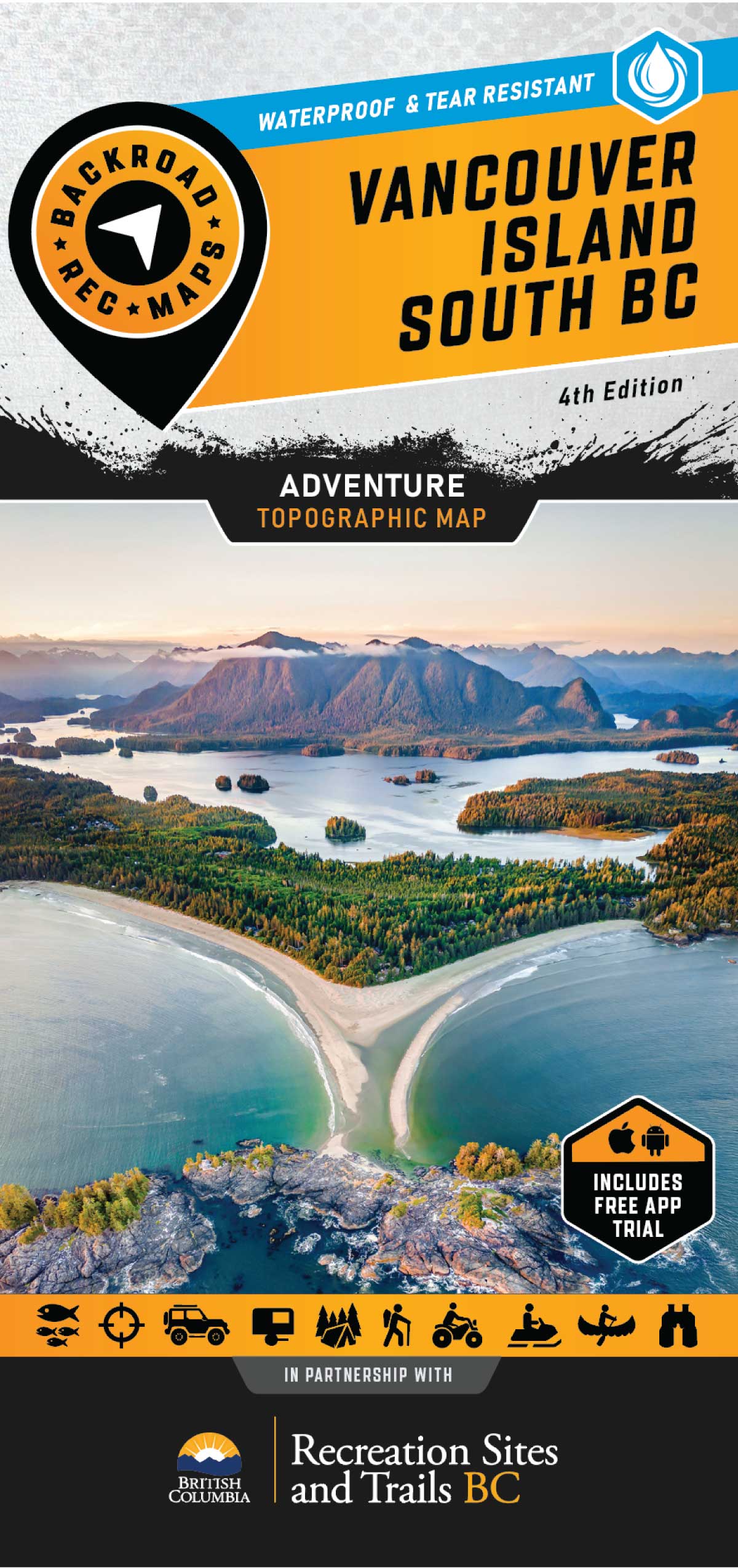 Vancouver Island South BC - Recreation Map