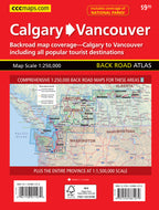 Vancouver to Calgary Back Road Atlas