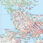 Vancouver (BC) Street Map Fast Track - Laminated -  MapArt