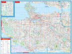 Vancouver (BC) Street Map Fast Track - Laminated -  MapArt