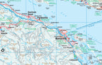 Vancouver Island (BC) Street Map Fast Track - Laminated -  MapArt