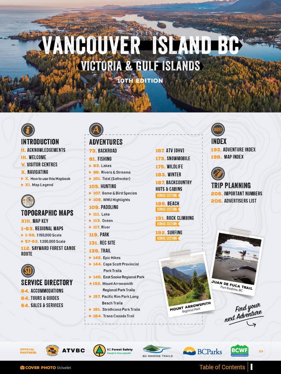 Vancouver Island BC Backroad Mapbook - Backroad Maps