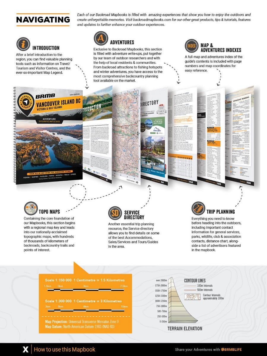 Vancouver Island BC Backroad Mapbook - Backroad Maps