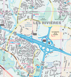 Ville de Quebec (QC) Street Map Fast Track - Laminated -  MapArt