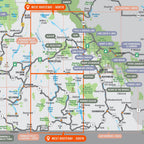 West Kootenay BC - Recreation Map - Backroad Maps