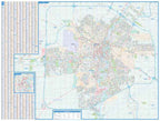 Winnipeg (MB) Wall Map 41x54 - Laminated -  MapArt