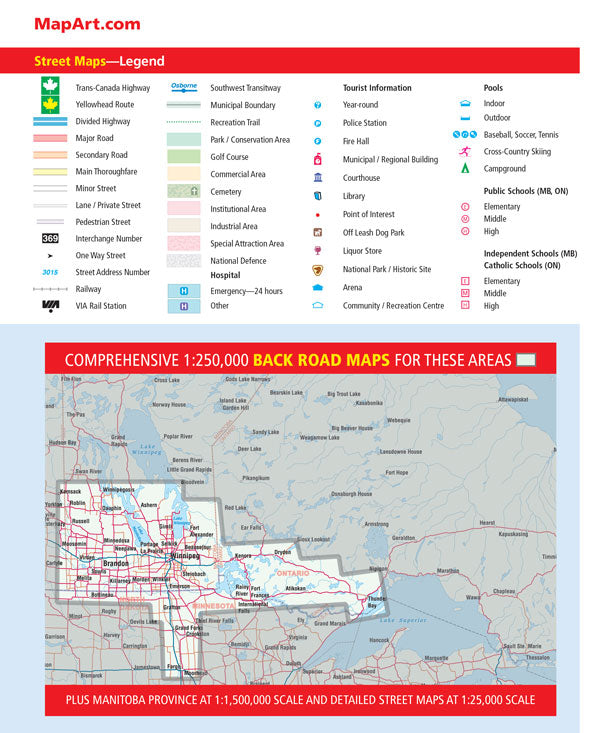 Winnipeg & Manitoba Street Atlas