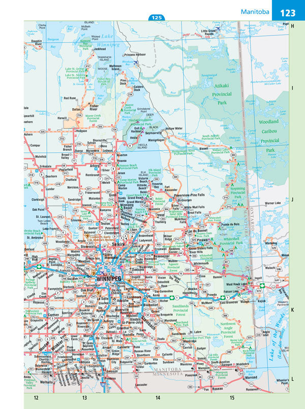 Winnipeg & Manitoba Street Atlas