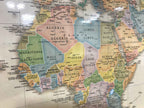 Antique World Wall Map 40x28 - Laminated -  MapArt