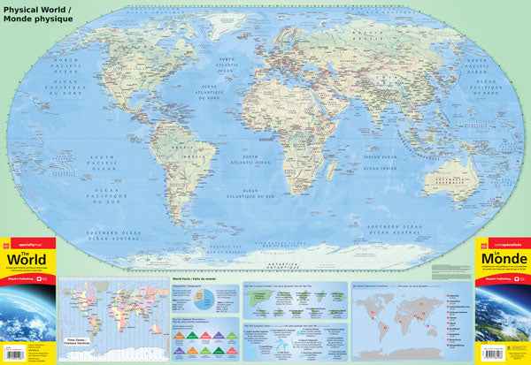 The World Specialty Folded Map -  MapArt