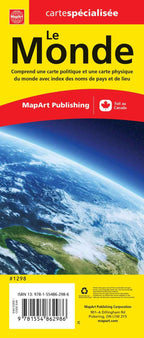 The World Specialty Folded Map -  MapArt