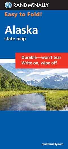 Alaska Road Map - Laminated -  MapArt