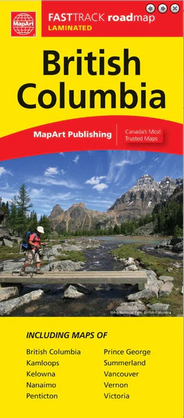 British Columbia Road Map Fast Track (Laminated)