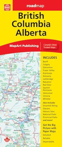 British Columbia and Alberta Road Map