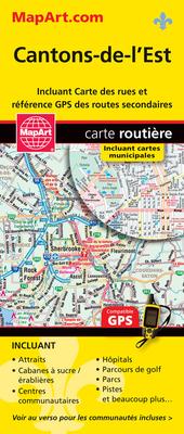 Cantons de l'Est Road Map (French)