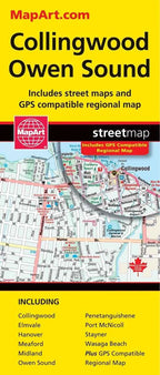 Collingwood & Owen Sound Street Map -  MapArt
