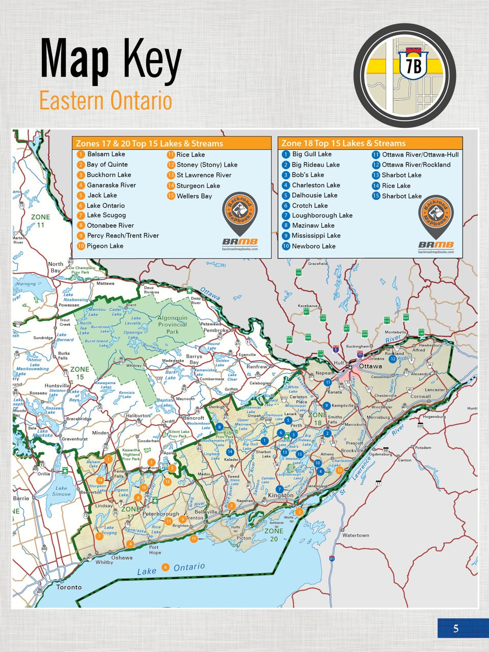 Eastern Ontario Fishing Mapbook