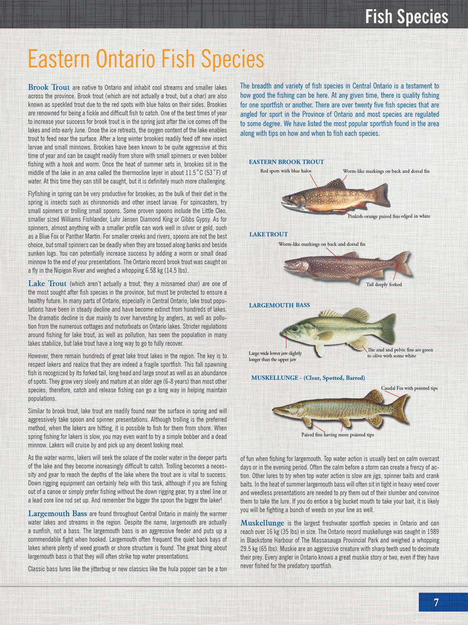 Eastern Ontario Fishing Mapbook