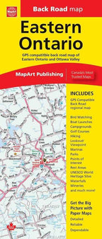 Eastern Ontario Road Map -  MapArt