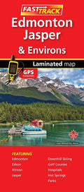 Edmonton Jasper Fast Track Map (Laminated)