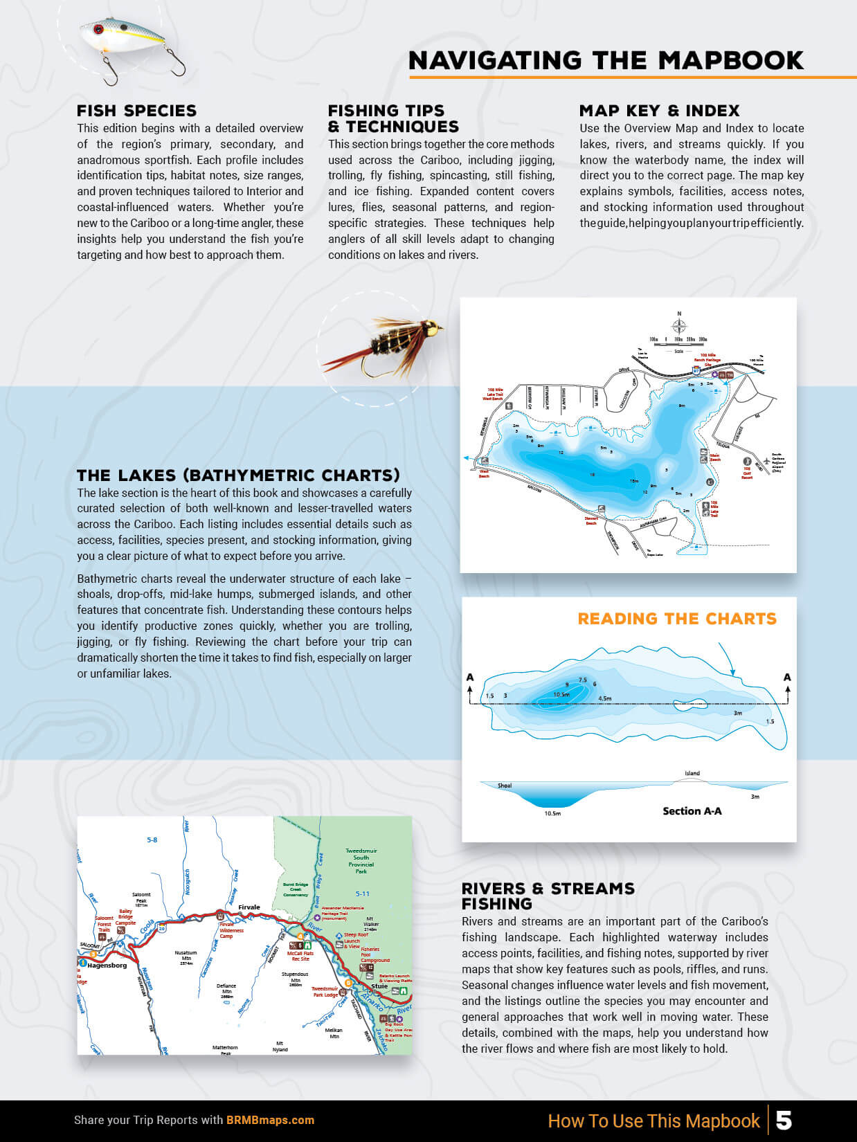 Cariboo Region BC Fishing Mapbook