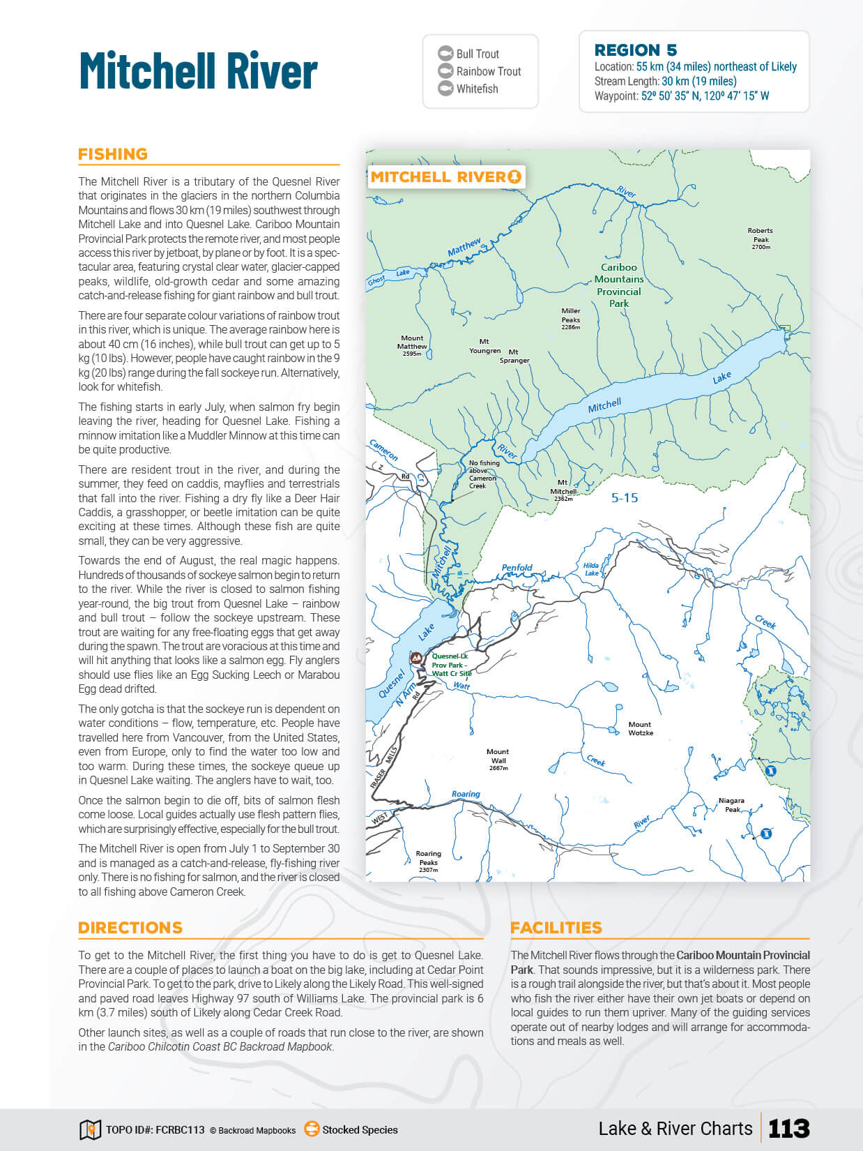 Cariboo Region BC Fishing Mapbook