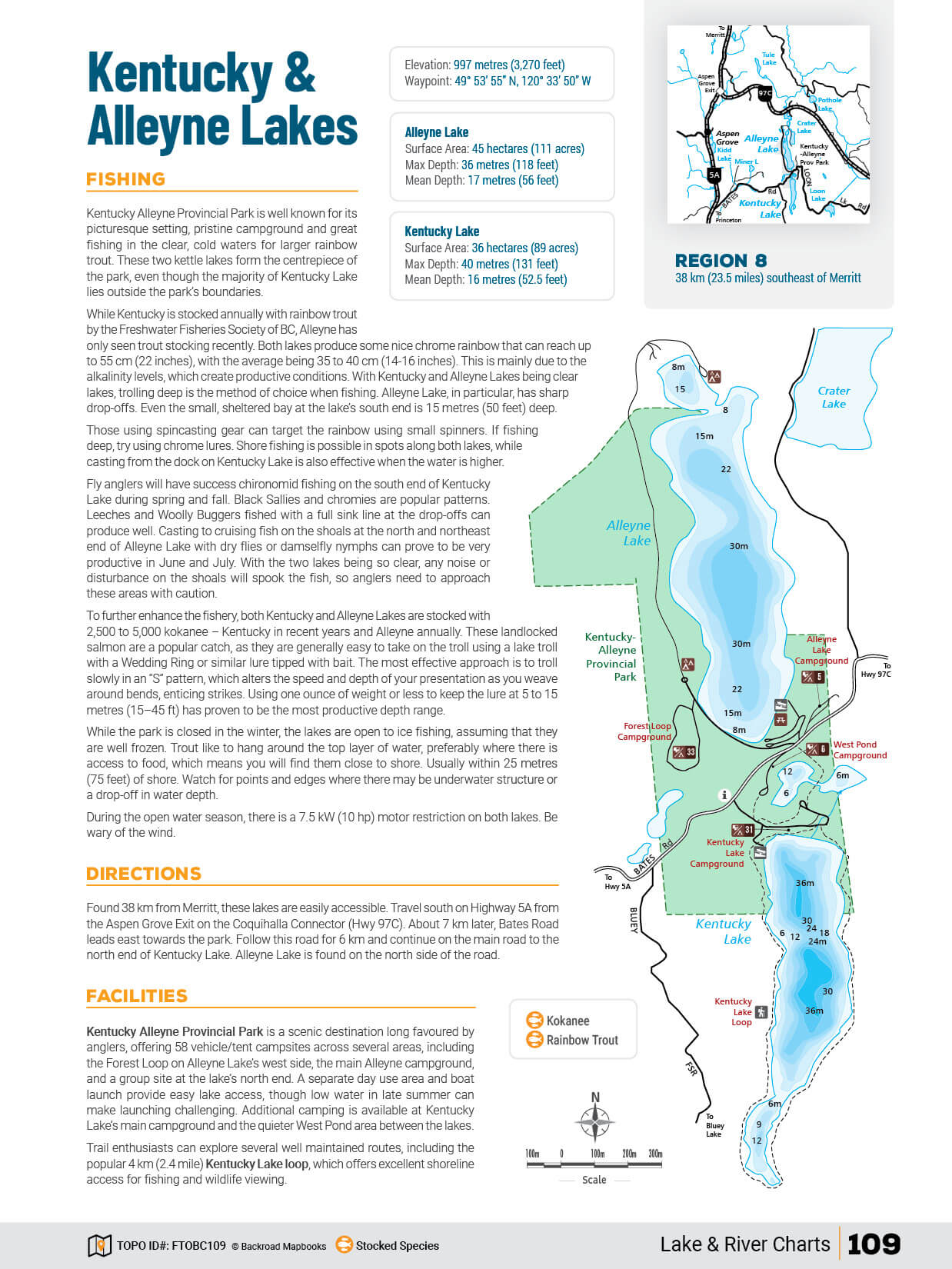Thompson Okanagan BC Fishing Mapbook