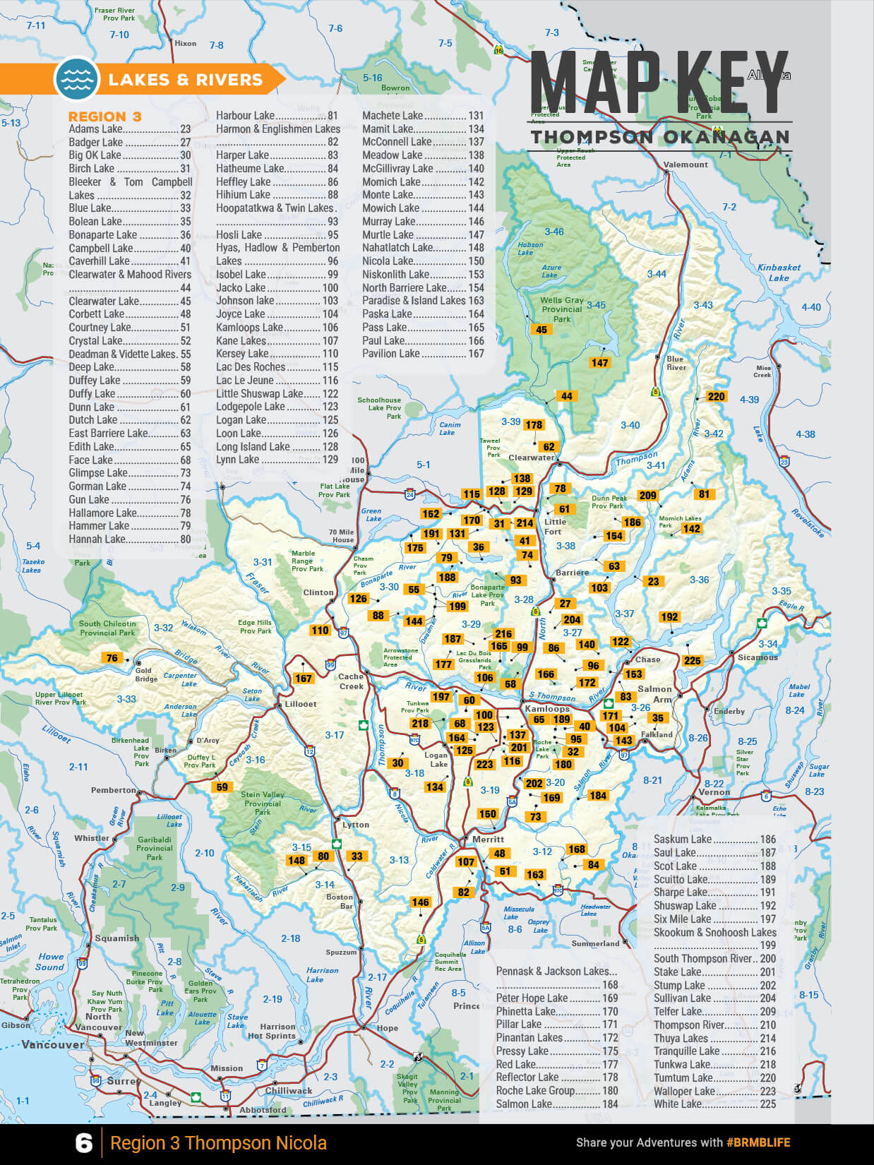 Thompson Okanagan BC Fishing Mapbook