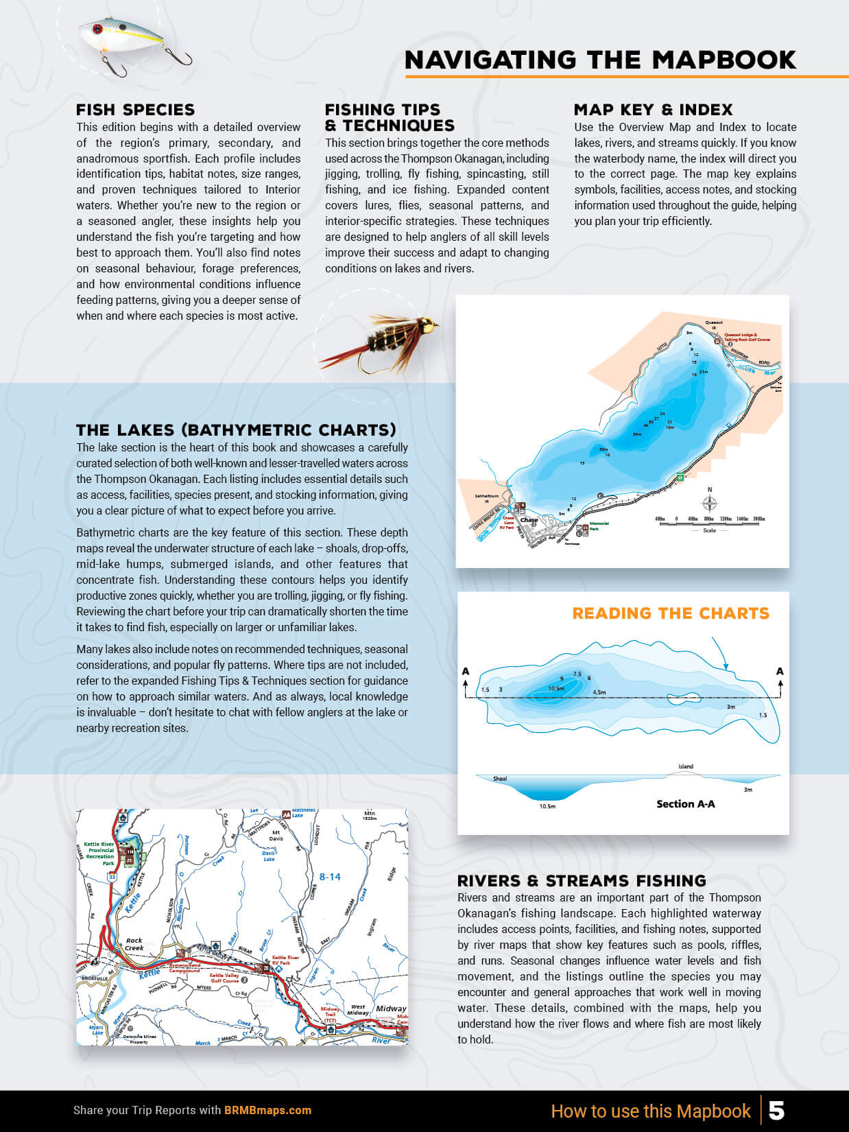 Thompson Okanagan BC Fishing Mapbook