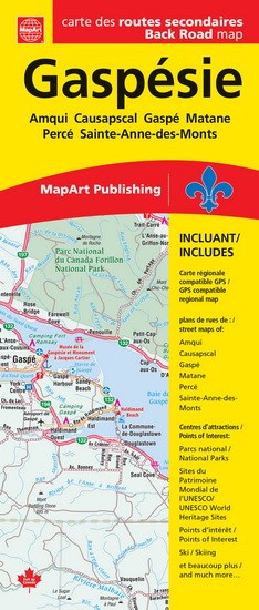 Gaspesie Road Map
