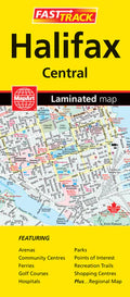 Halifax Street Map Fast Track (Laminated)