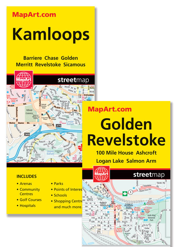 Kamloops Street Map