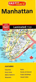 Manhattan Fast Track Map (Laminated)