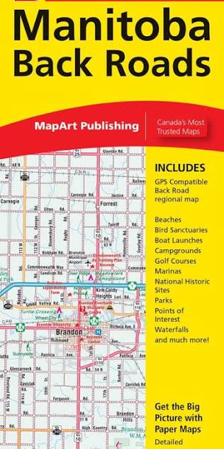 Manitoba Back Roads Map
