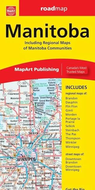 Manitoba Road Map