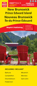 New Brunswick Road Map Fast Track (Laminated)