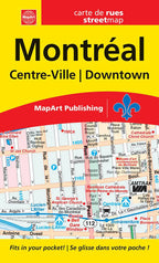 Montreal Downtown Street Map (Pocket Size)