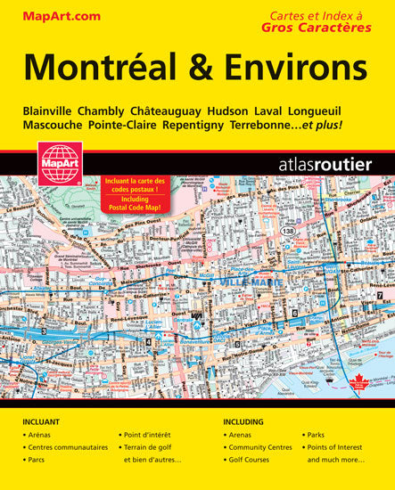 Montreal and Area Street Atlas (Montreal & Environs)