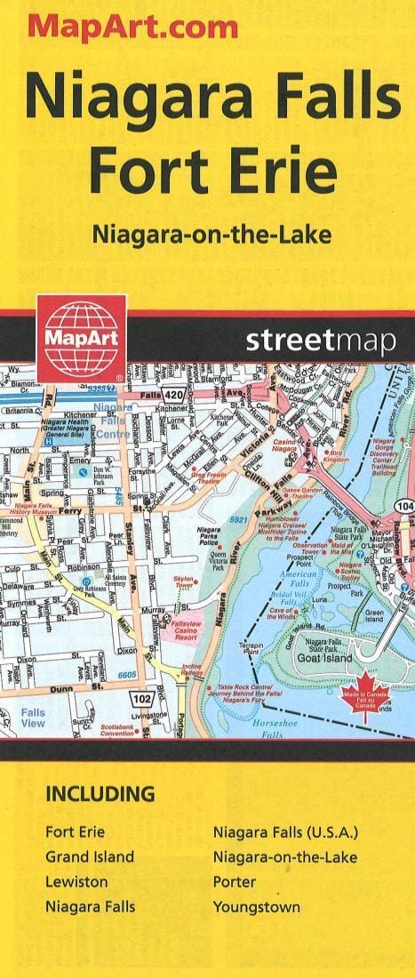 Niagara Falls & Fort Erie Street Map