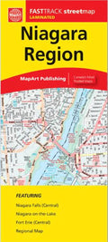 Niagara Region Street Map Fast Track (Laminated)
