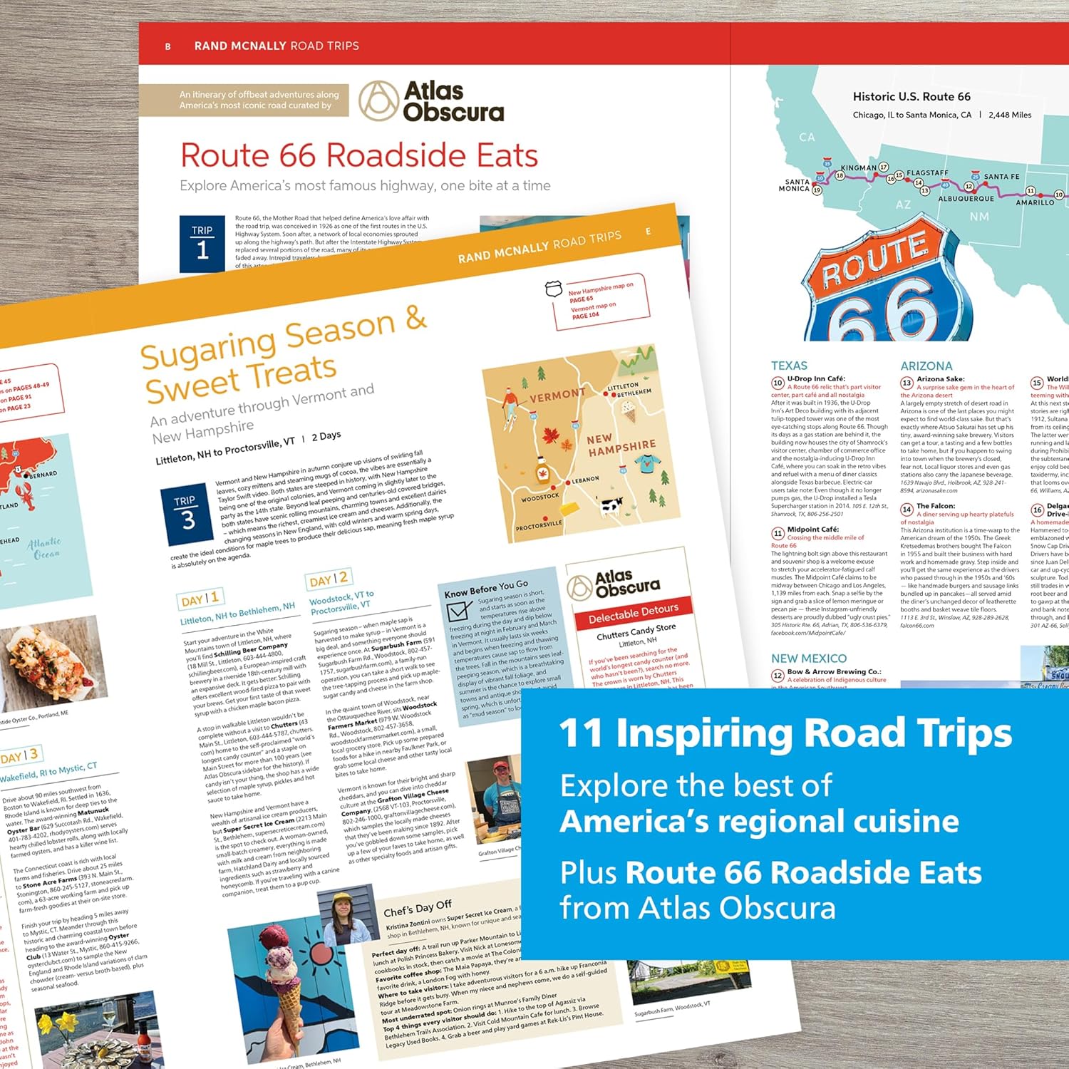 North America Road Atlas (Eat Your Way Across America)